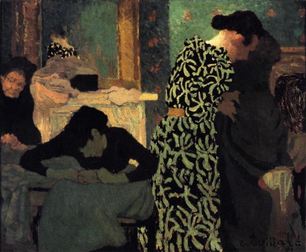 The Flowered Dress by Edouard Vuillard