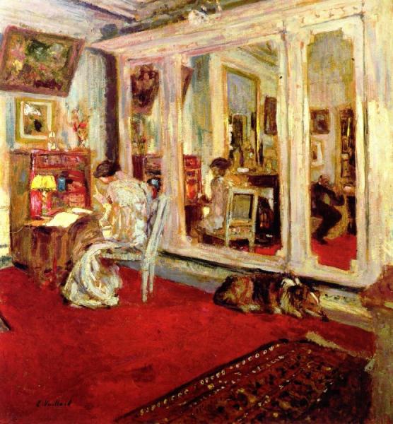 The Hessels In Their Dressing Room by Edouard Vuillard