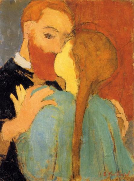 The Kiss by Edouard Vuillard