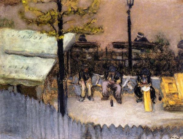 The Laborers Meal, Square Vintimille by Edouard Vuillard