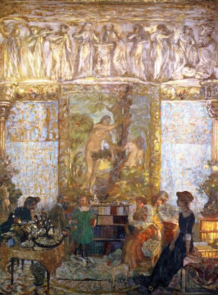 The Library by Edouard Vuillard