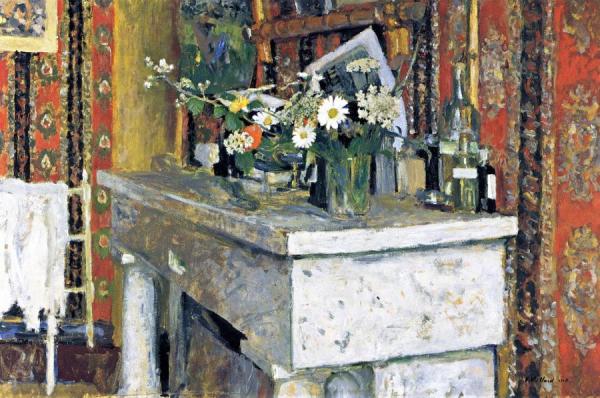 The Mantelpiece by Edouard Vuillard