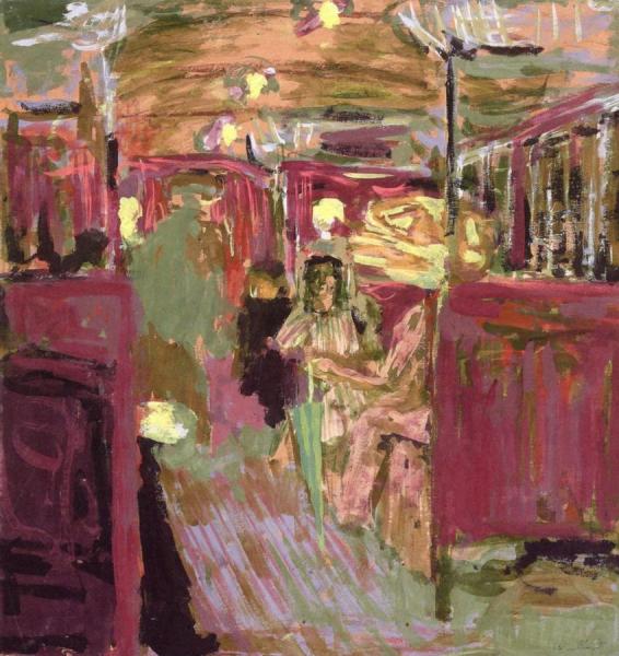 The Metro Car by Edouard Vuillard
