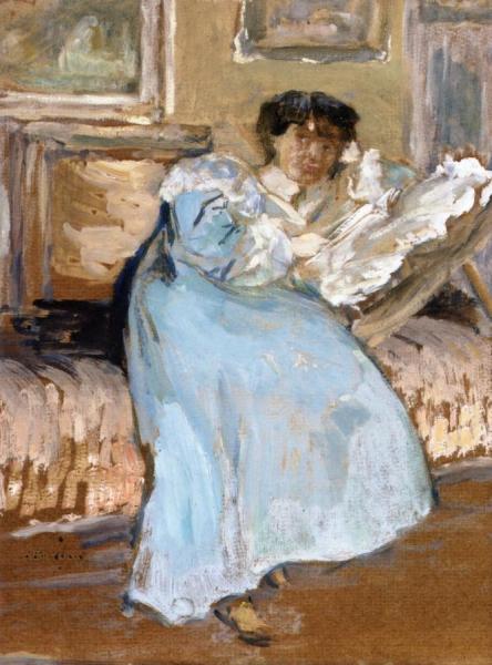 The Opal Dress by Edouard Vuillard