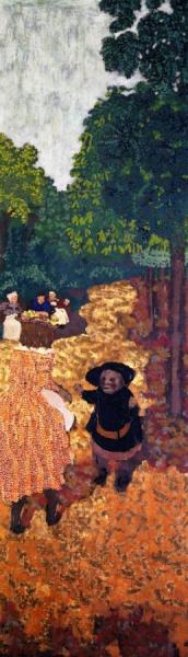 The Public Gardens - First Steps by Edouard Vuillard