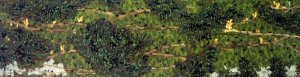 The Public Gardens - Overdoor - Ii by Edouard Vuillard Oil Painting Reproductions