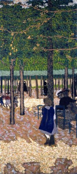 The Public Gardens - Under The Trees by Edouard Vuillard