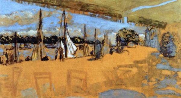 The Quay Du Pouliguen by Edouard Vuillard