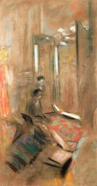 The Salon Of Coco Chanel by Edouard Vuillard