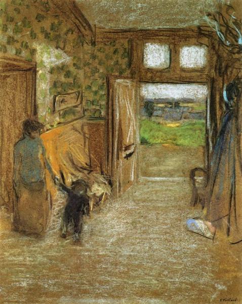 The Vestibule At Saint-jacut-de-la-mer by Edouard Vuillard