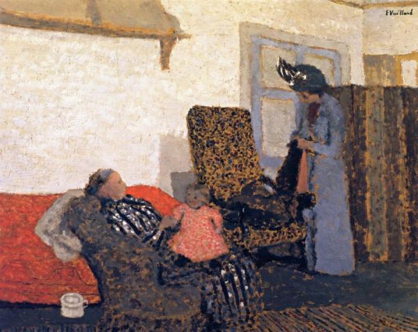 The White Room by Edouard Vuillard