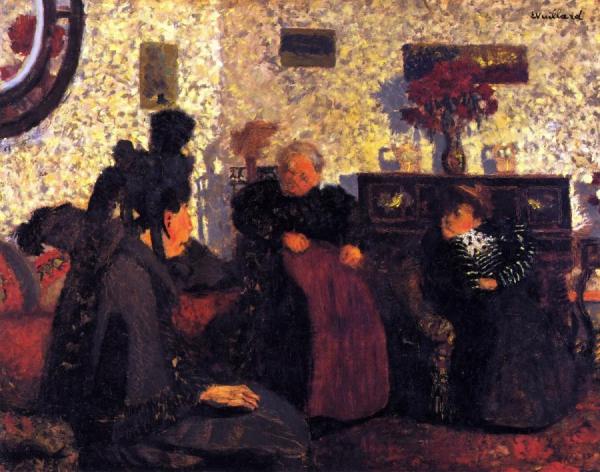 The Widow's Visit by Edouard Vuillard