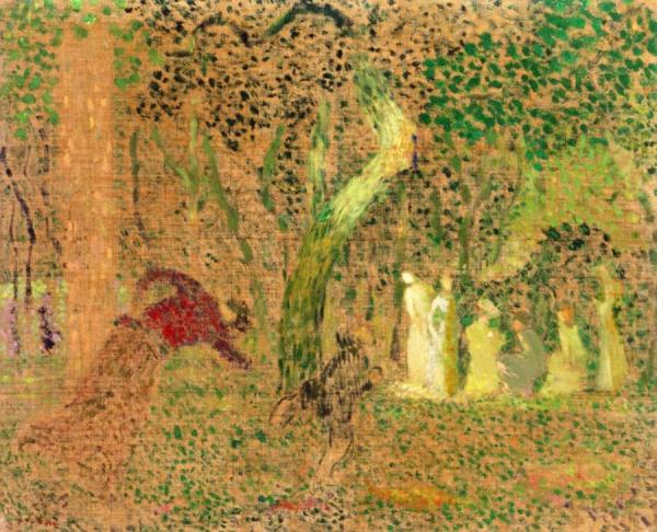 Theater Scene (the Prodigal Son?) by Edouard Vuillard