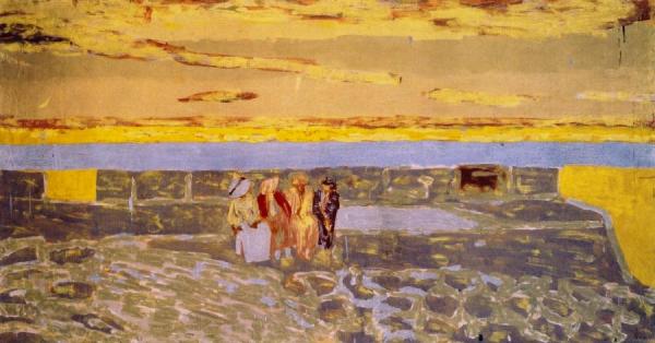 Twilight At Le Pouliguen by Edouard Vuillard