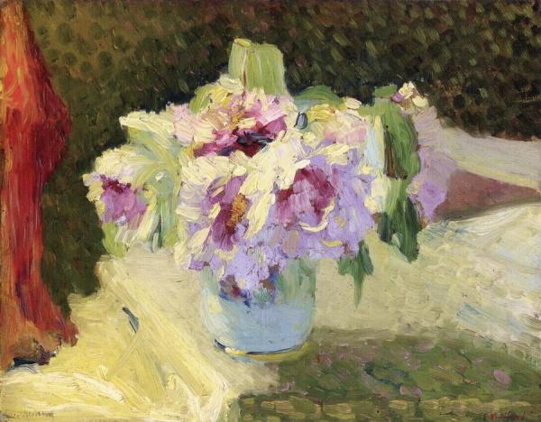 Vase Of Flowers by Edouard Vuillard