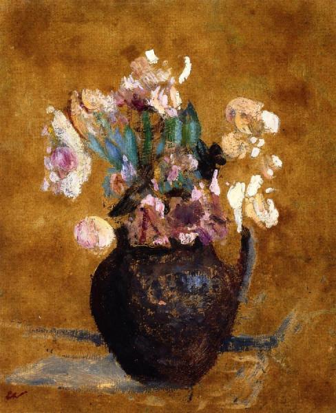 Vase Of Flowers by Edouard Vuillard