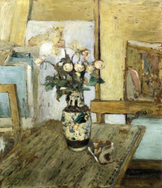 Vase Of Flowers by Edouard Vuillard