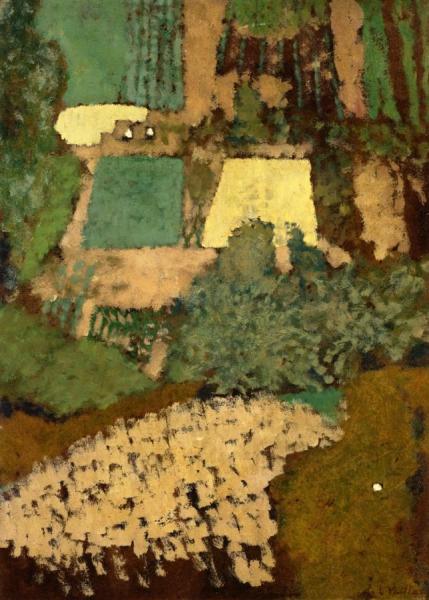 View Down The Hill by Edouard Vuillard