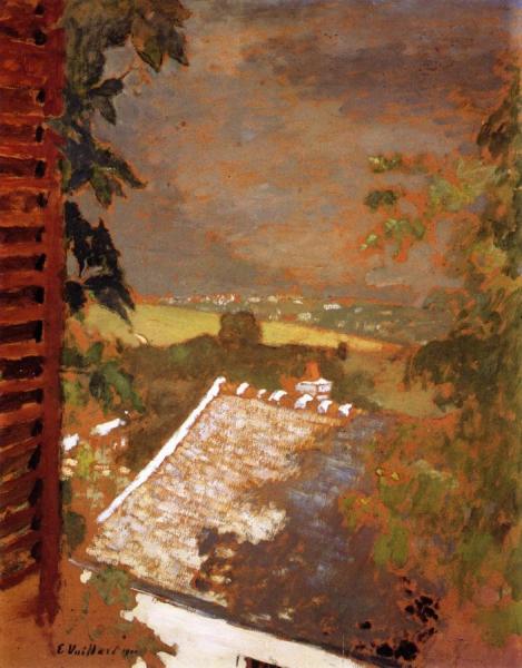 Window On Lac Léman by Edouard Vuillard