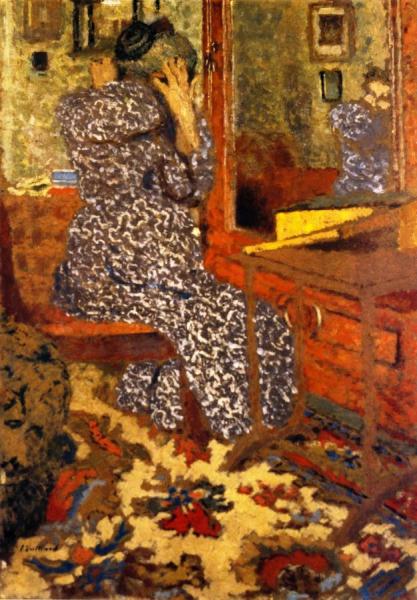 Woman Arranging Her Hair by Edouard Vuillard