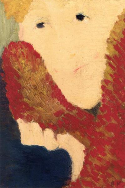 Woman In A Fur Collar by Edouard Vuillard