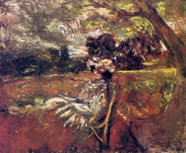 Woman In A Landscape by Edouard Vuillard