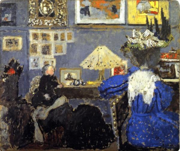 Woman In Blue by Edouard Vuillard