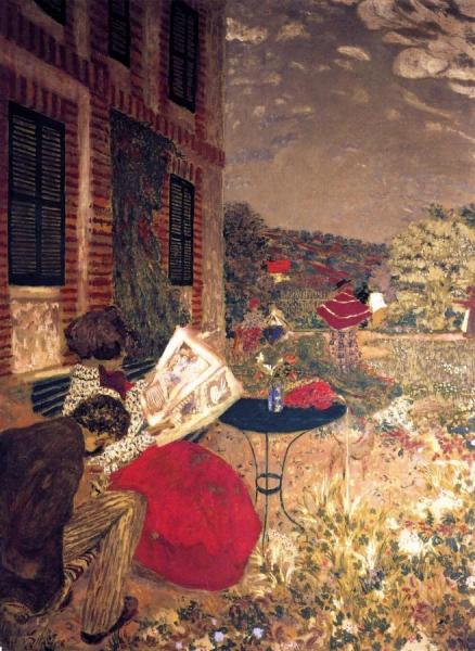 Edouard Vuillard Woman Reading On A Bench
