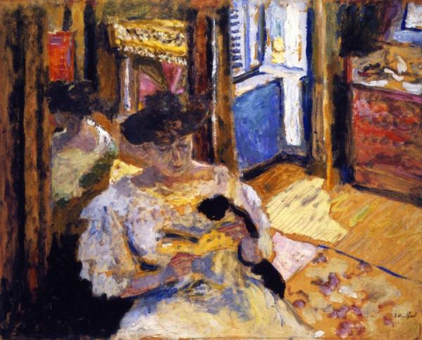 Woman Seated On A Sofa by Edouard Vuillard Oil Painting Reproductions