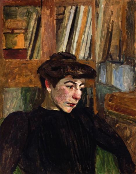 Woman With Black Eyebrows by Edouard Vuillard