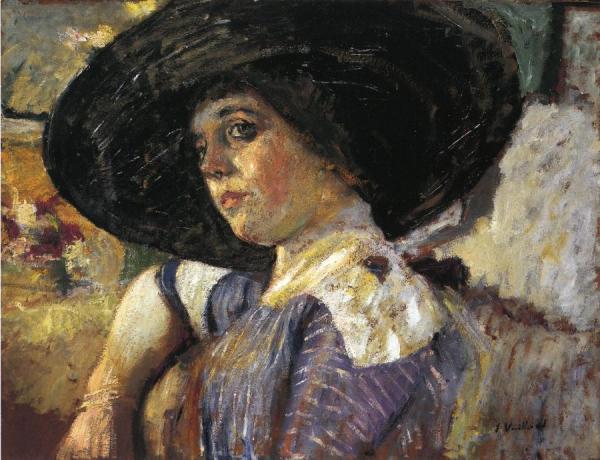 Woman With Hat by Edouard Vuillard