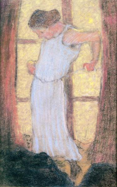 Women Dressing In Front Of A Window by Edouard Vuillard