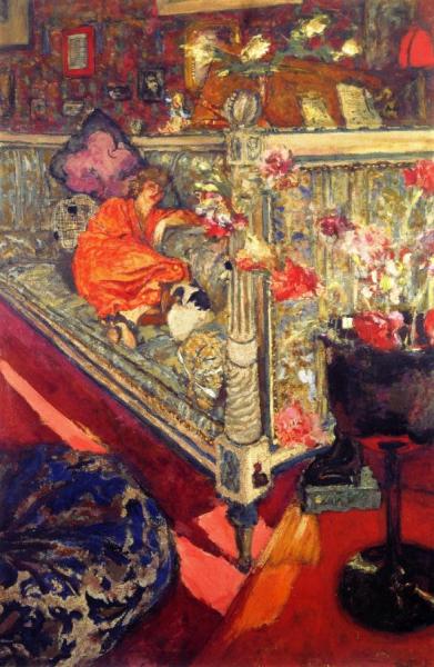 Yvonne Printemps On The Sofa by Edouard Vuillard