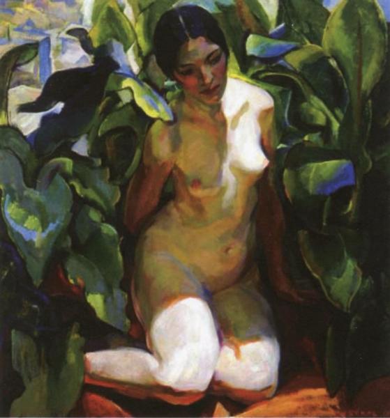 A Figure In The Shadows by Edouard Vysekal