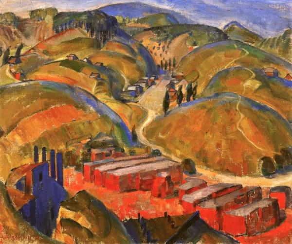 Brick Yard by Edouard Vysekal Oil Painting Reproductions