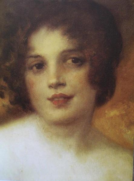 Eduard Veith Head Of A Girl
