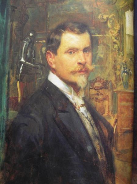 Self-portrait by Eduard Veith