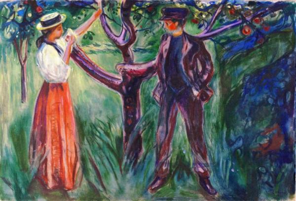 Adam And Eve by Edvard Munch