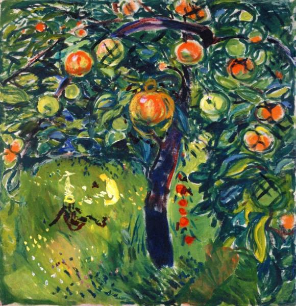 Apple Tree by Edvard Munch