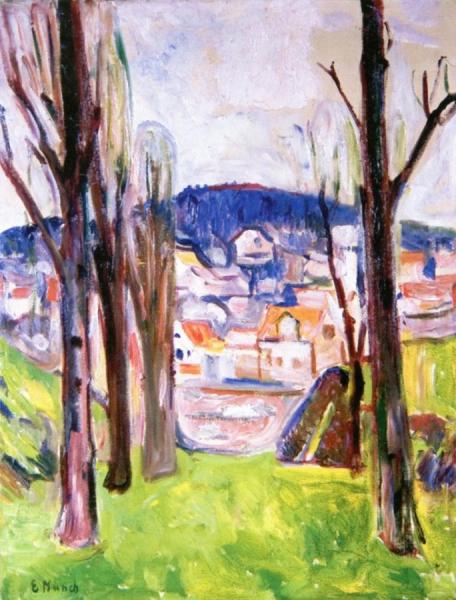 Avenue In Kragerø by Edvard Munch