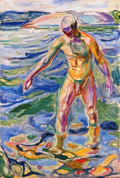 Bathing Man by Edvard Munch