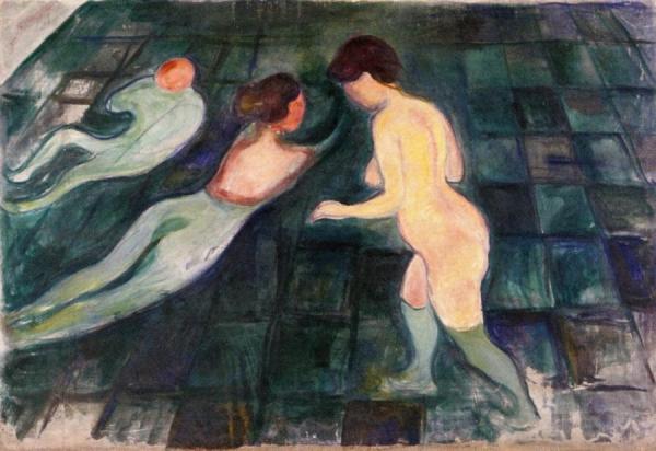 Bathing Women by Edvard Munch Oil Painting Reproductions