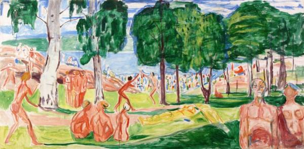 Beach by Edvard Munch Oil Painting Reproductions