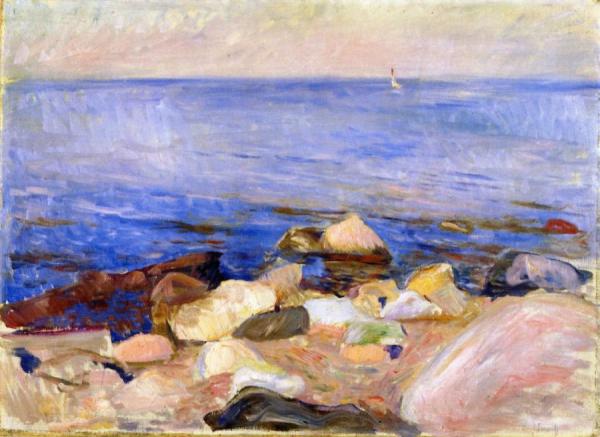 Beach by Edvard Munch