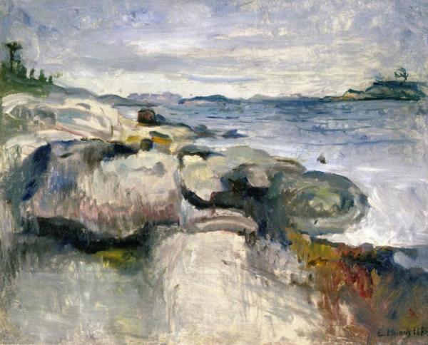 Beach by Edvard Munch