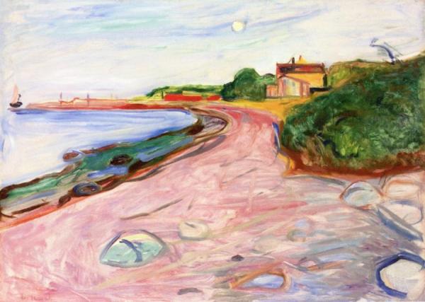 Beach by Edvard Munch