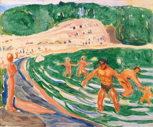 Beach by Edvard Munch Oil Painting Reproductions
