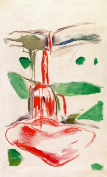 Blood Waterfall by Edvard Munch
