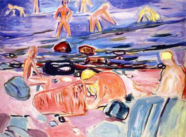Boys Bathing by Edvard Munch