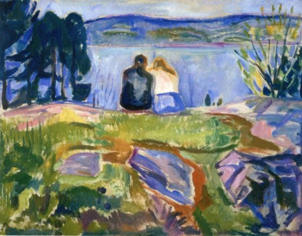 Budding Leaves by Edvard Munch
